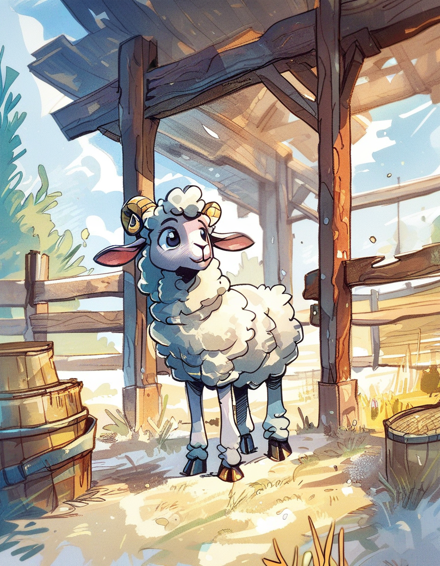 05_Euler a_ncpy43 style sheep on a farm lora ncpy43.png